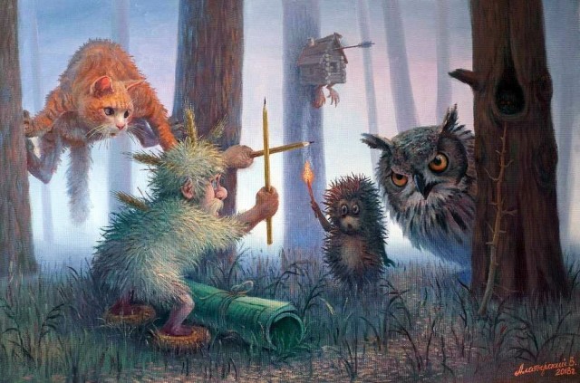 Художник, который несет добро, Вячеслав Алатырский