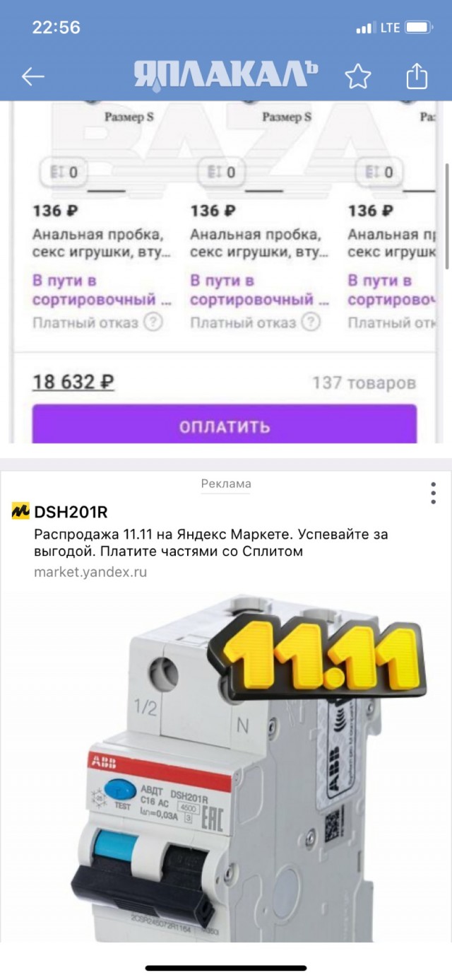 137 анальных пробок одновременно заказали с аккаунта чиновницы из Москвы