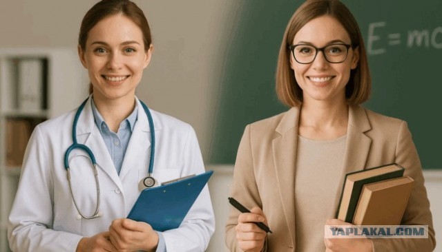 Врачам и учителям — большие зарплаты!⁠⁠