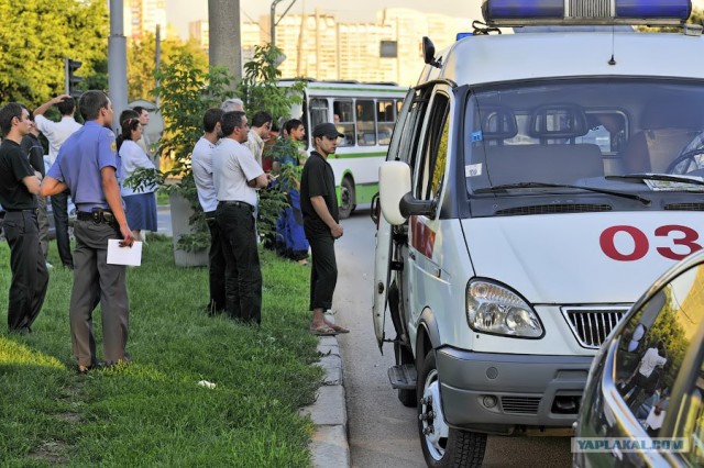 Пожар на Аминьевском шоссе