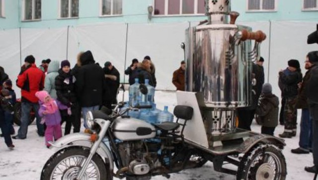 Кофемашина, бутылка водки, дрон... Самые необычные версии мотоциклов «Урал»