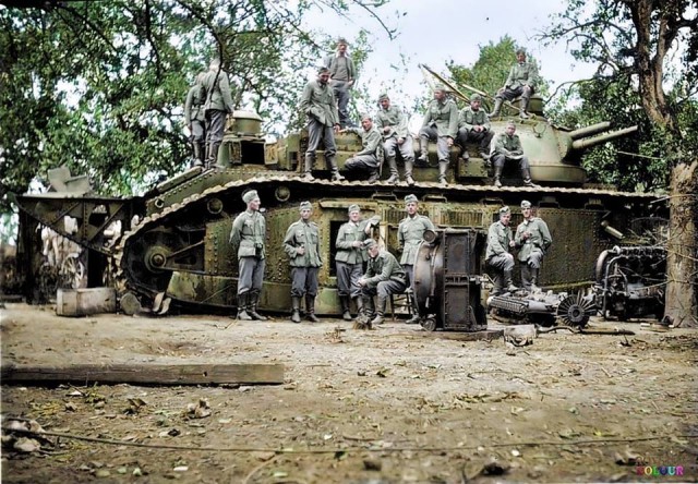 Архивные фотографии в цвете