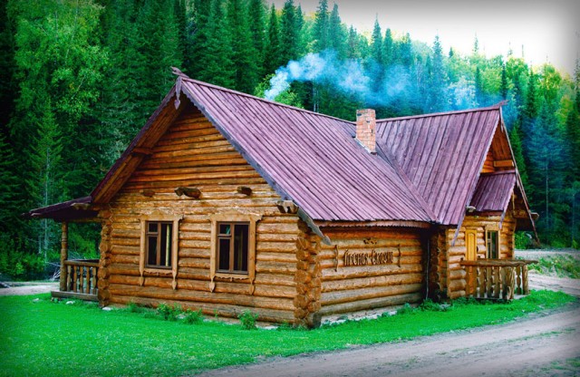 Дома на опушке леса