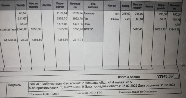 Получили платежки ЖКУ (ЕПД) за февраль?
