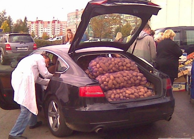 Ода бульбавозу VW b3 на беларуском