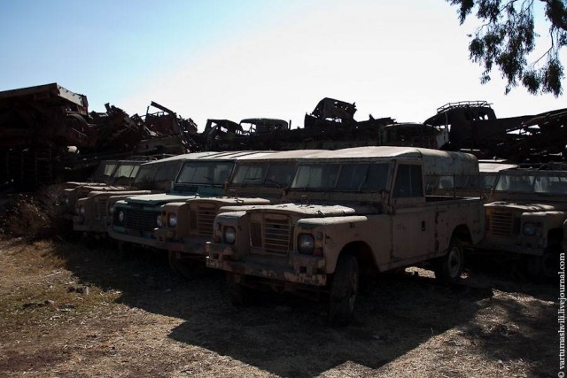 Кладбище танков в Эритрее