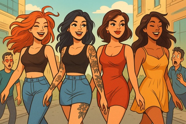 Рыжие, с тату и красной помадой: наука знает, кто "в горячей зоне" знакомств