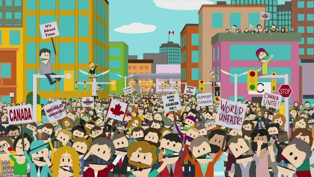 Задержание опасного хулигана в Торонто