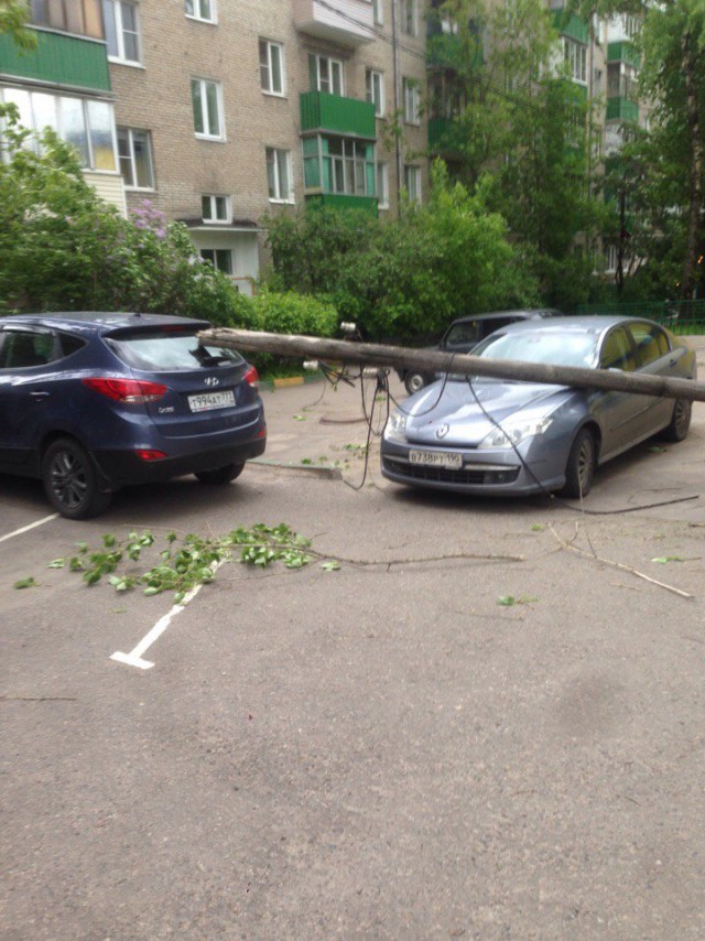 В Москве ураган!