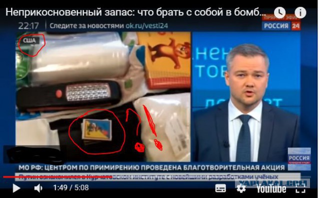 Телеканалы разжигают или готовят? Неприкосновенный запас или "что брать с собой в бомбоубежище"
