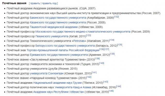 Бердымухамедов и члены правительства наградили друг друга орденами и медалями