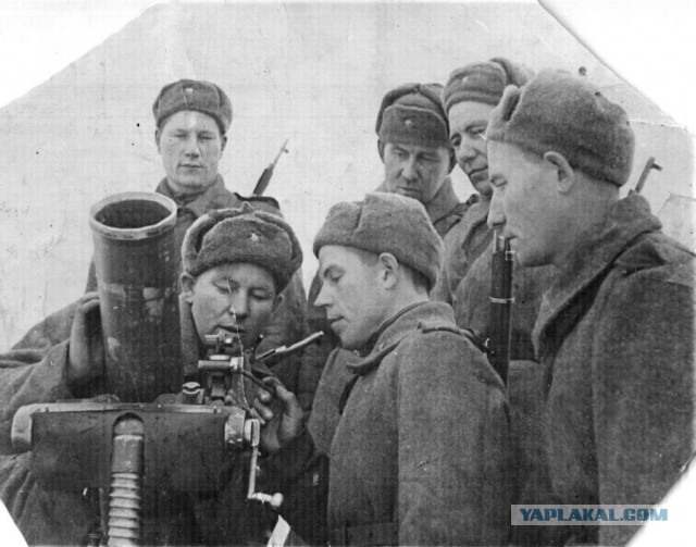 Минометный расчет братьев Шумовых