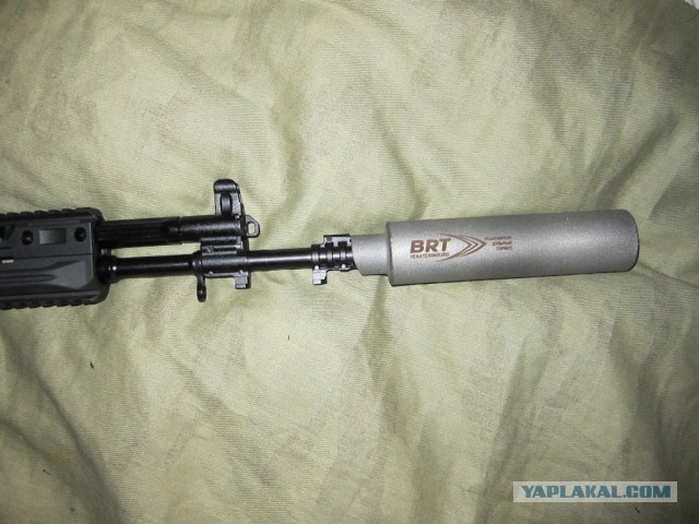 Тактический глушитель на АК-12, те кому поставили не полный комплект, видео по ресурсу