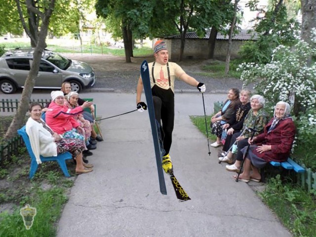 Фотожаба. Спортсмен или...?