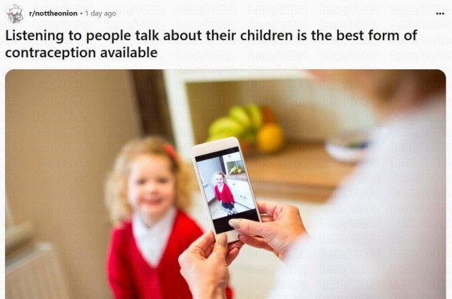 Оказалось, лучшая форма контрацепции — слушать, как другие говорят о своих детях.