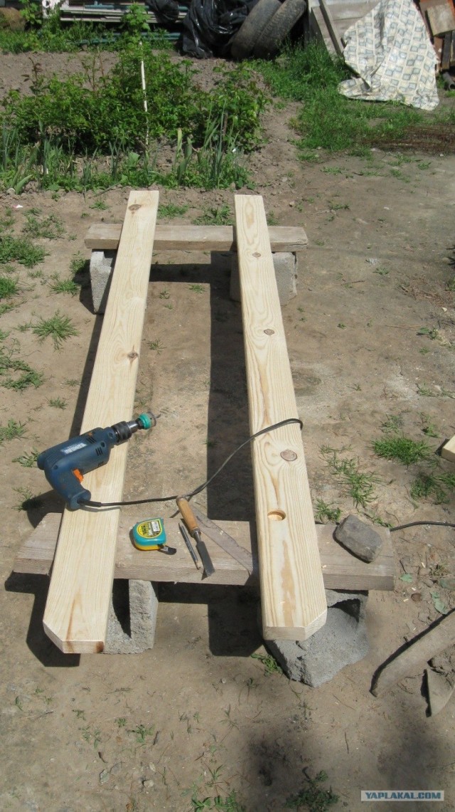 Шведская стенка с турником своими руками.