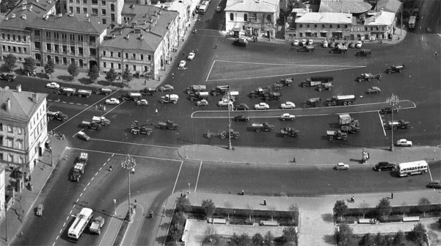 Панорама Москвы 50-х годов