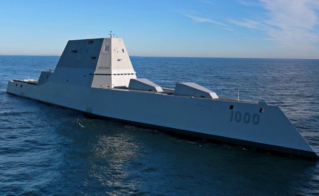 Как устроен первый стелс-эсминец США "Zumwalt"