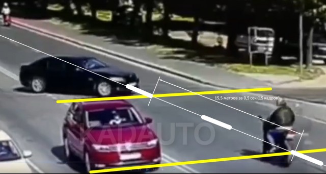 Момент смертельного ДТП попал в объектив видеокамеры