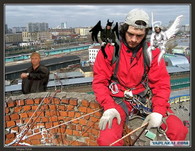 Фотожаба: Грустный альпинист