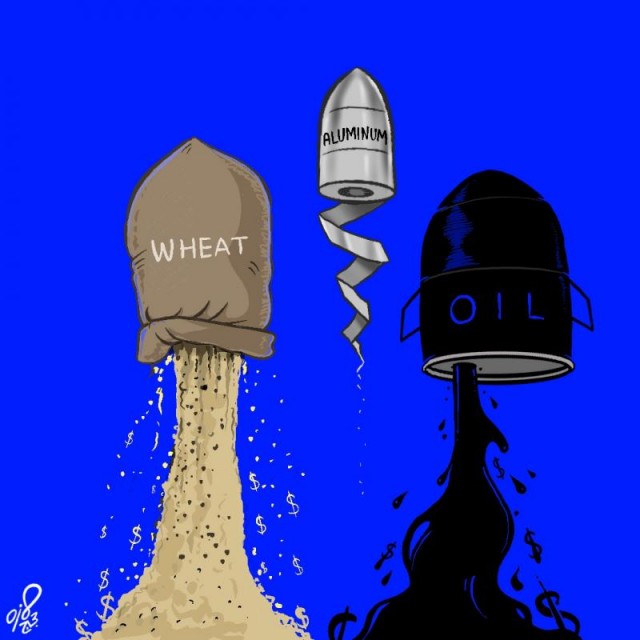 Заграничные сводки карикатурного фронта