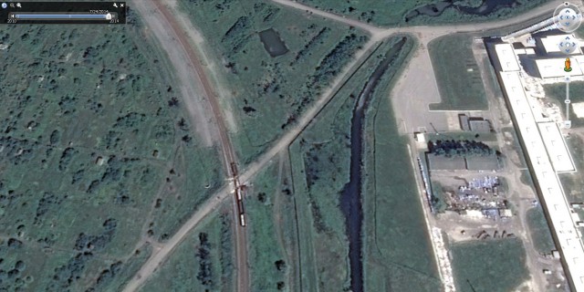 GoogleEarth обновил частично карту Донбасса