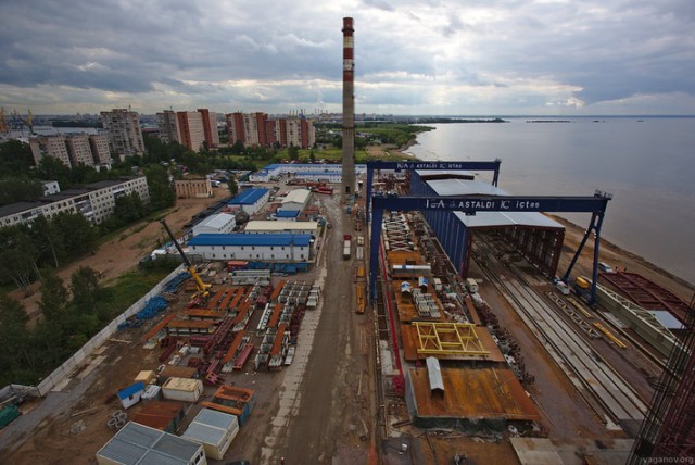 Строительство ЗСД в Петербурге.