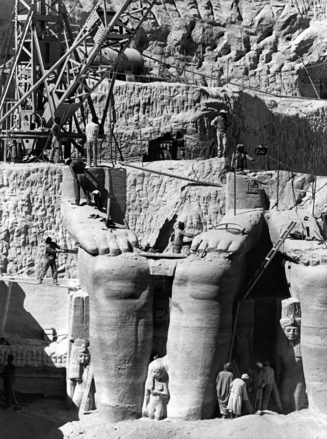 Спасение Храма Рамсеса II в фотографиях