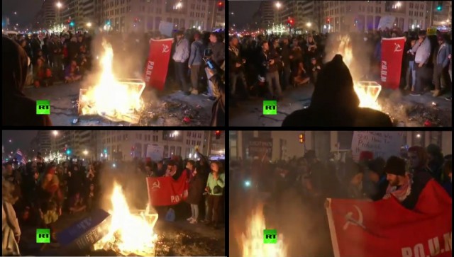 В америке цветная революция?