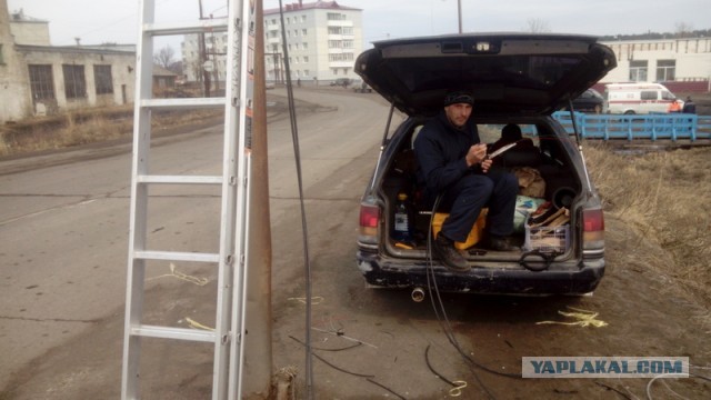Рядовые будни оптоволоконщика