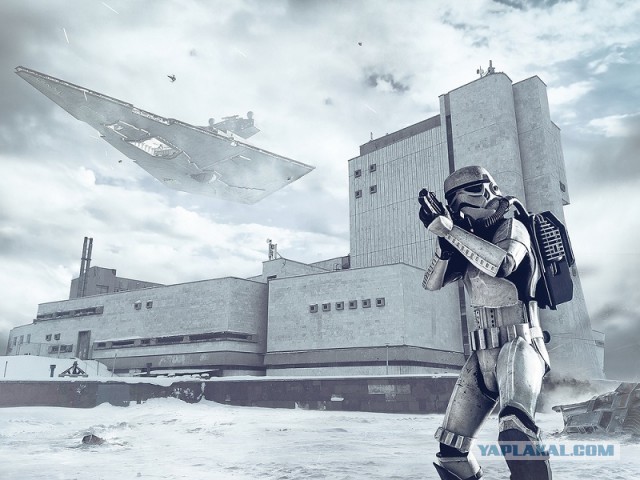 Израильский телеканал во время трансляции событий в Украине показал крушение истребителя из «Звёздных войн»