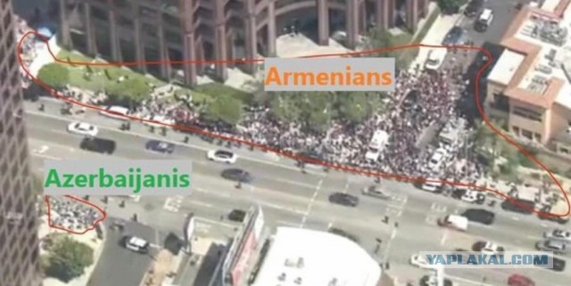 Армяно-азербайджанская баталия при Лос-Анджелесе