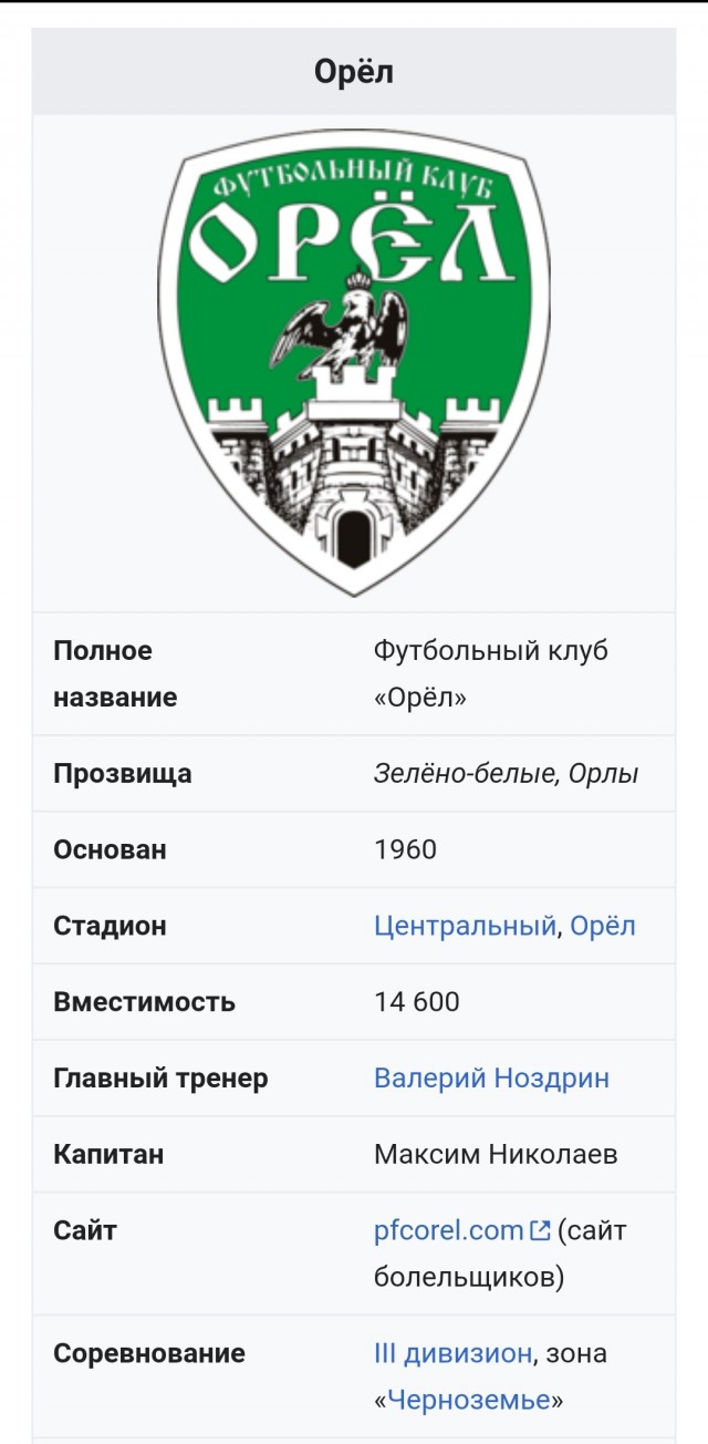 Заявление от фанатов из Орла по поводу событий на Украине