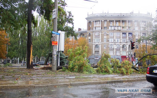 Ночной ураган в Днепропетровске, 24.09.2014.