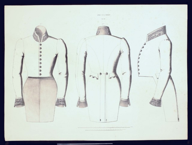 Обмундирование Императорской армии, 1844 год.