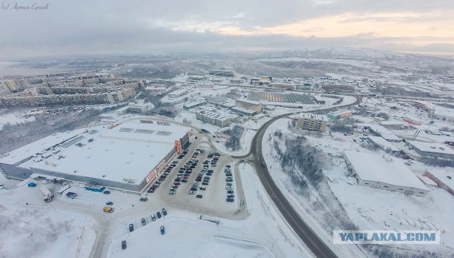 Полярная ночь в Мурманске