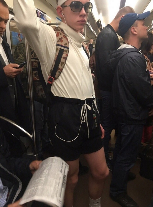 Подборка модников, обитающих в нашем метрополитене