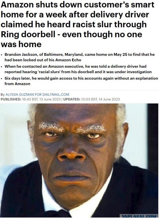 Amazon на неделю отключил все гаджеты в доме мужчины — его подозревали в том, что он произнёс слово "негр"