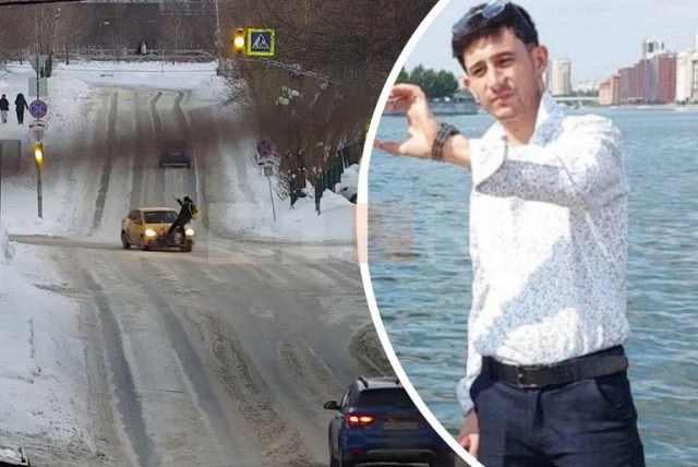 Жуткое видео: камеры засняли, как таксист насмерть сбил курьера в центре Екатеринбурга