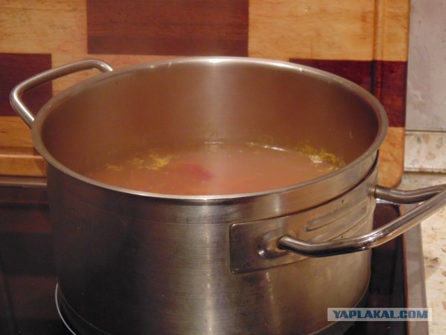 Борщ постный со снетком и корюшкой