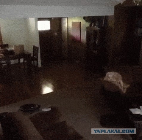 Скрытая камера сняла привидение