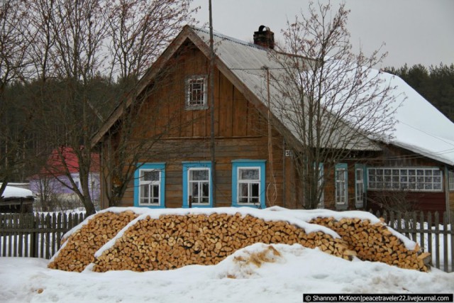 Один день американки в российской деревне.