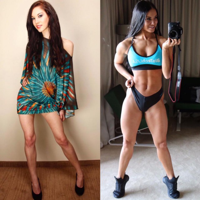 Настоящая фитнес-модель Stephanie Davis