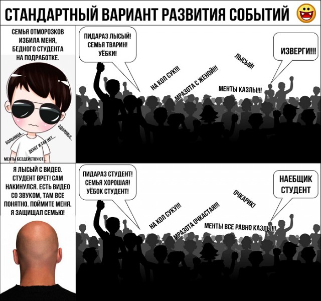 Стандартная реакция толпы.