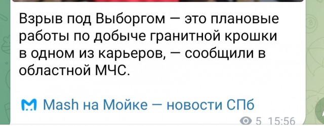 Жители Выборга сообщают о мощном взрыве в Ленобласти — отчетливо виден белый столб дыма