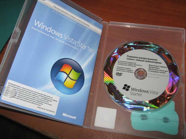 Windows Vista на Hdd