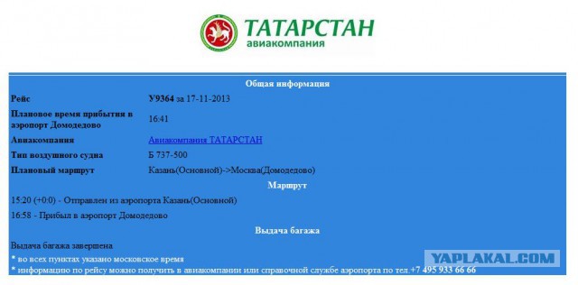 В Казани разбился пассажирский Боинг 737