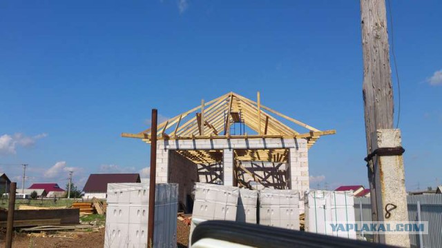 Дом из газобетона в Башкирии