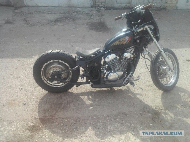 Обклеиваем мотик Suzuki DRZ 400E
