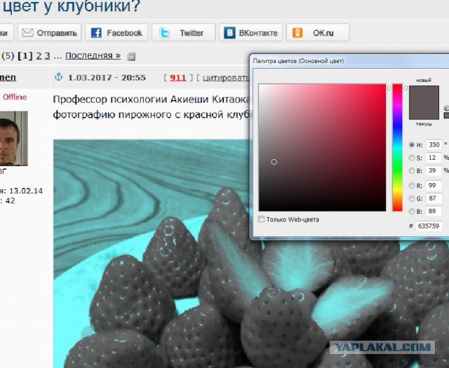 Какой цвет у клубники?